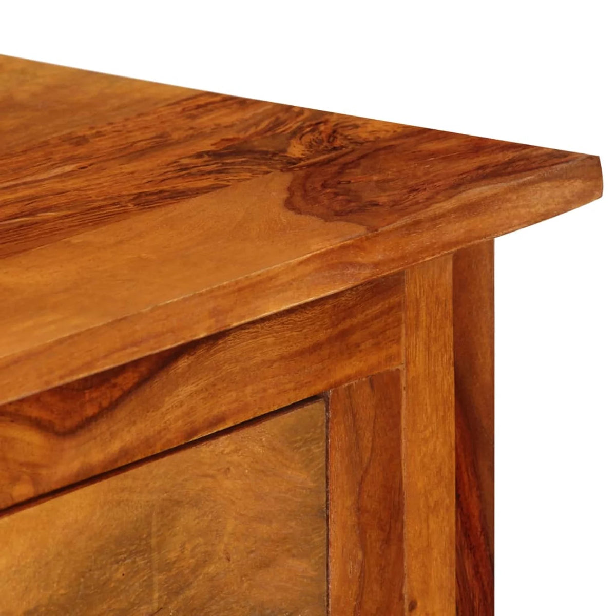 Solid Acacia Wood Sideboard with 3 Drawers R315
