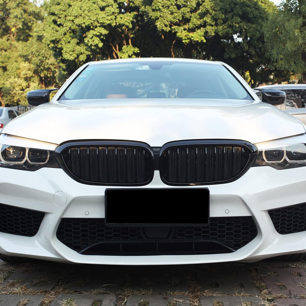 ABS Gloss Black Front Kidney Grille Grill Pack of 2 A345