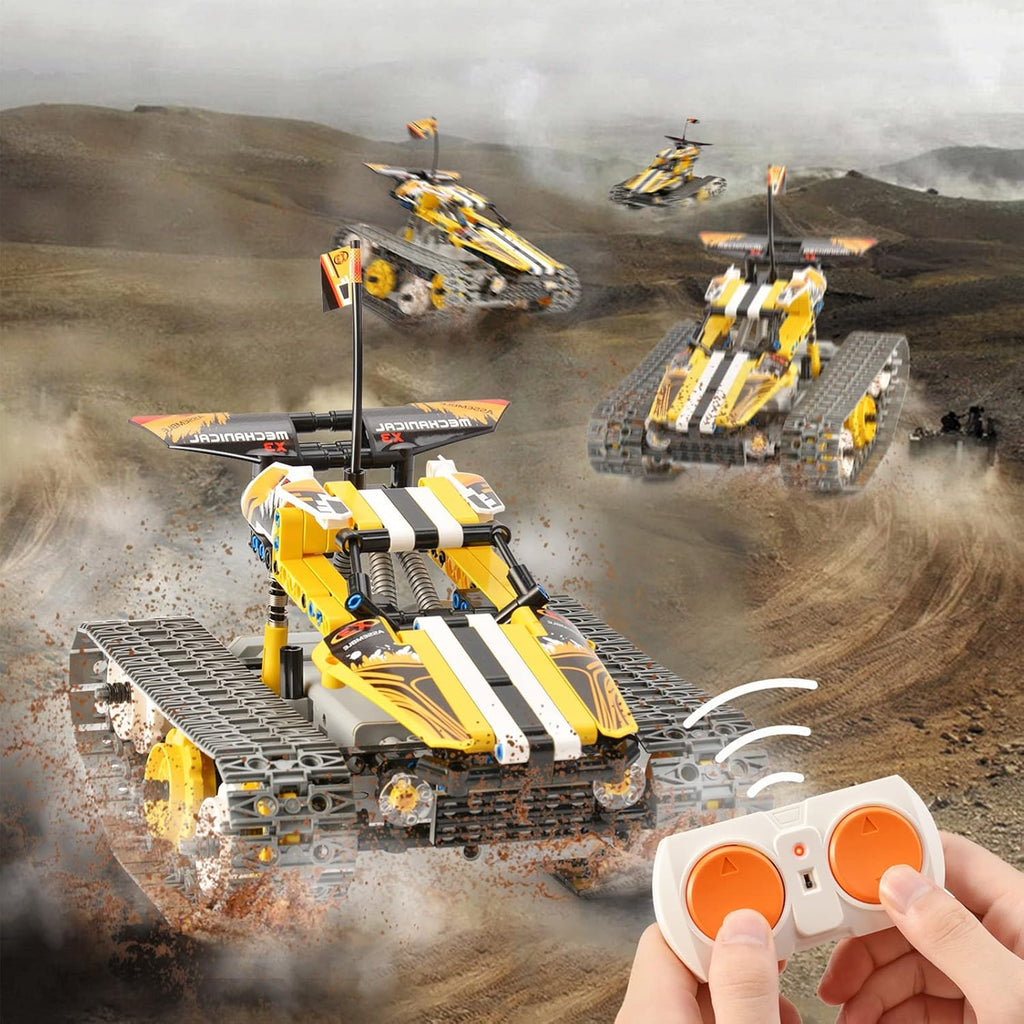 3-in-1 Remote Control Building Block Car Set (395 Pieces) I366
