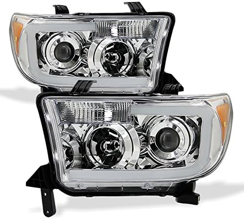 SMD LED Tube Projector Headlights Pair Set P285641