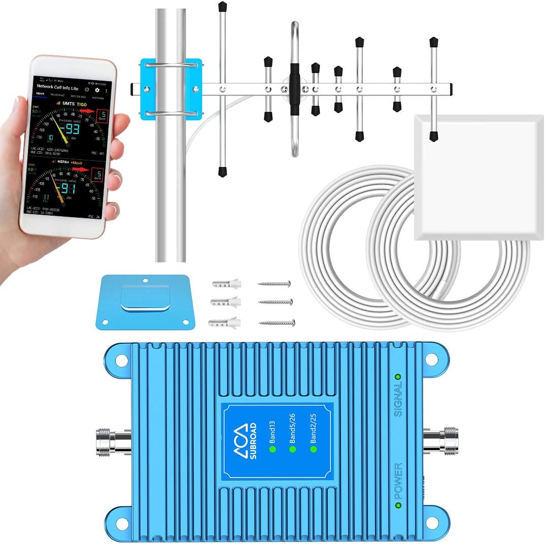 Cell Phone Signal Booster Repeater, 5G Support, 4G LTE Y343898