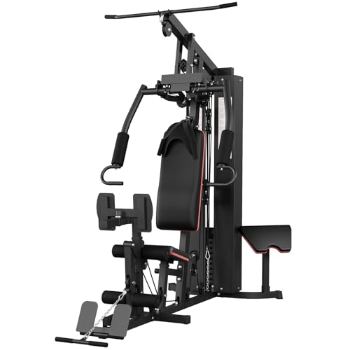 Multifunctional Full Body Workout Machine with 150LBS Weight Stack N335183