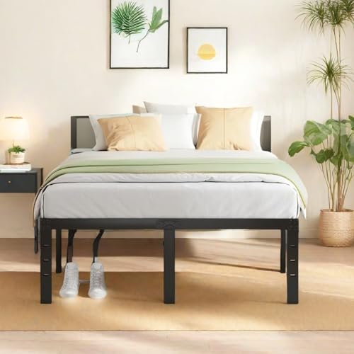12 Inch Full Metal Bed Frame with Under Bed Storage E84220
