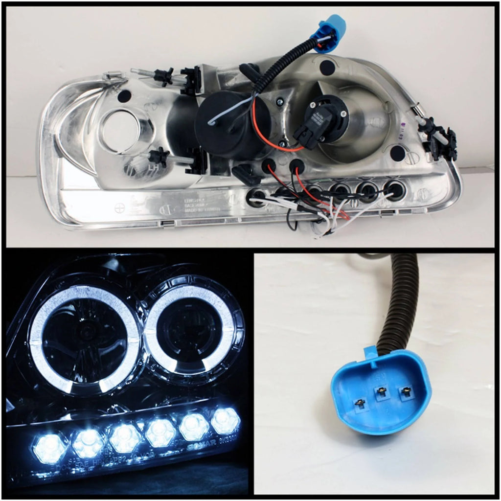 Halo LED Projector Headlights M366