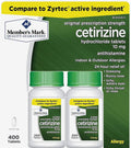 Cetirizine Hydrochloride 10mg Antihistamine 400 Tablets L9178