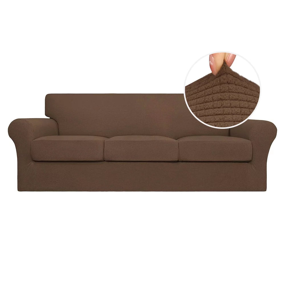 5 Piece Sofa Covers for 4 Cushion Couch L846666