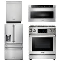 30 Gas Range, Microwave, Refrigerator with Water and Ice Dispenser, Dishwasher A891642