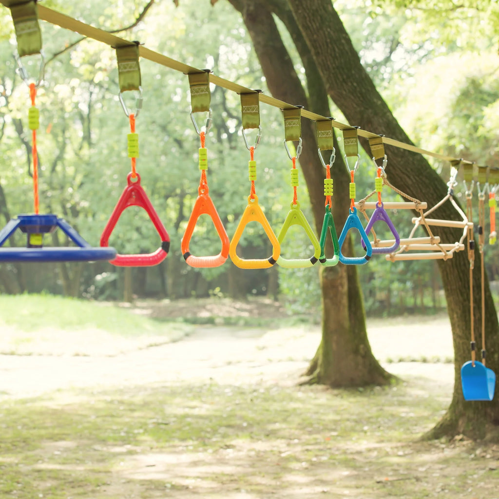 50ft Ninja Slackline with 11 Pcs Accessories T11565