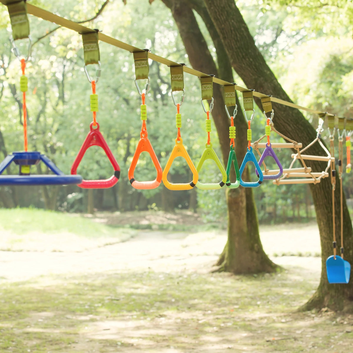 50ft Ninja Slackline with 11 Pcs Accessories T11565