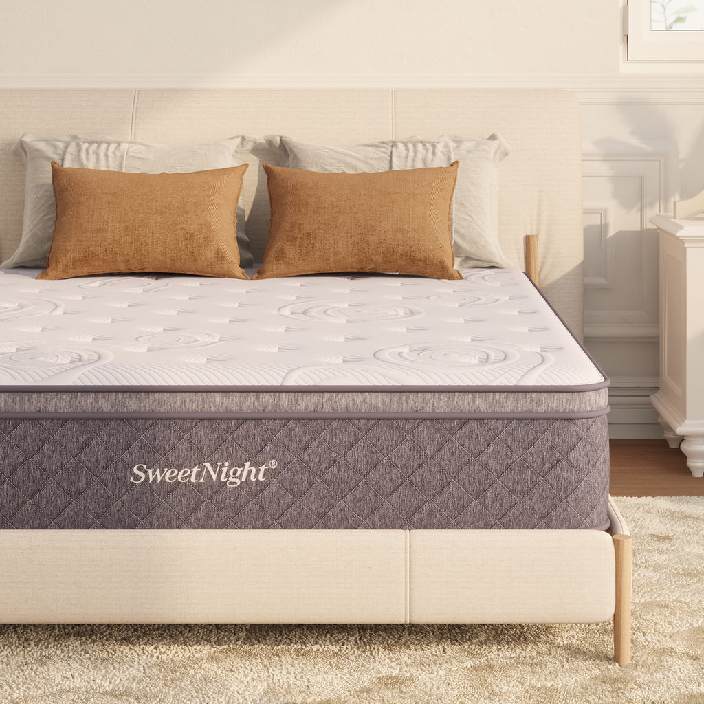 10 Memory Foam Pocketed Spring Hybrid Mattress Queen Size S2286