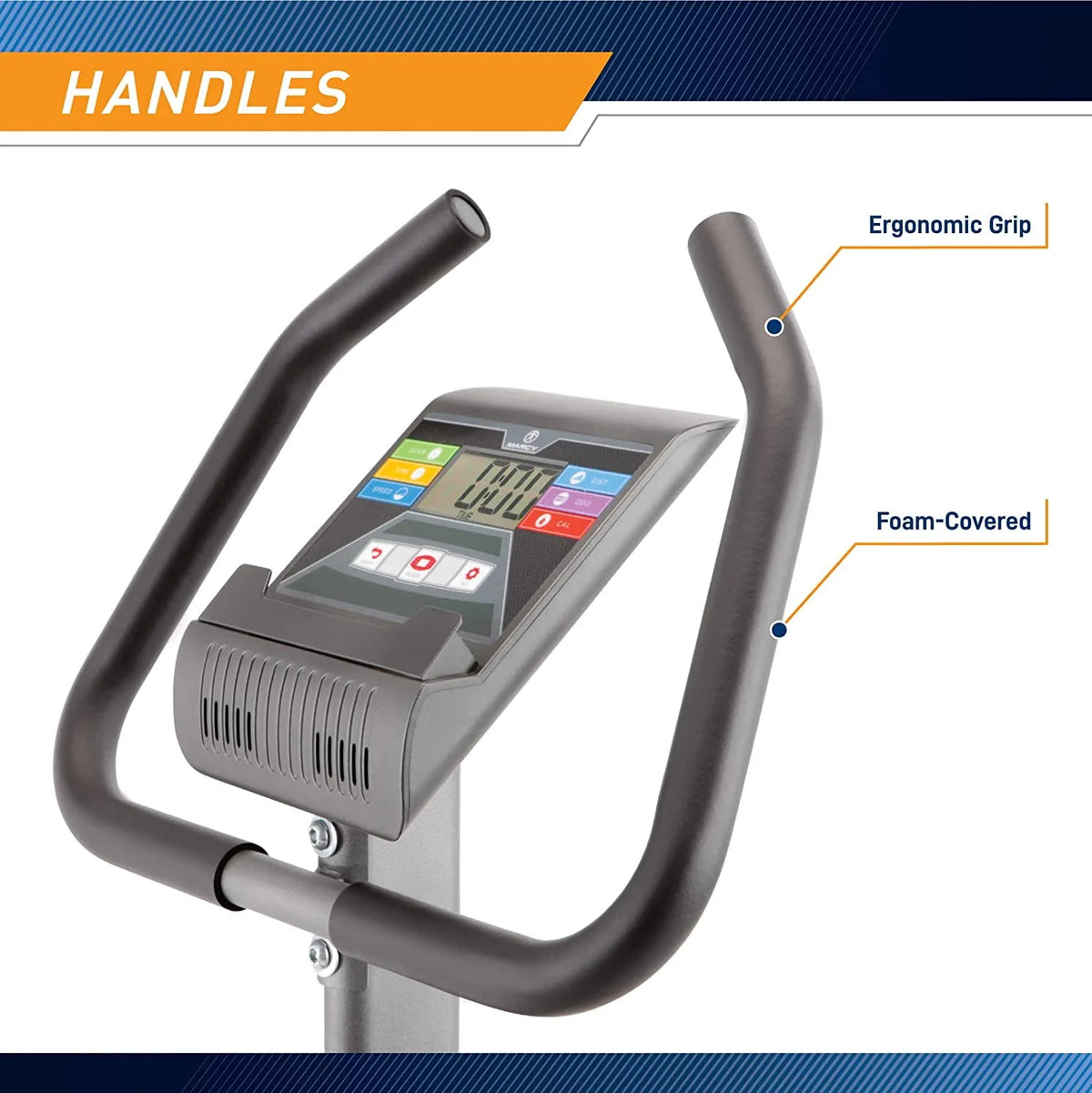 Upright Exercise Bike with Adjustable Seat W944221