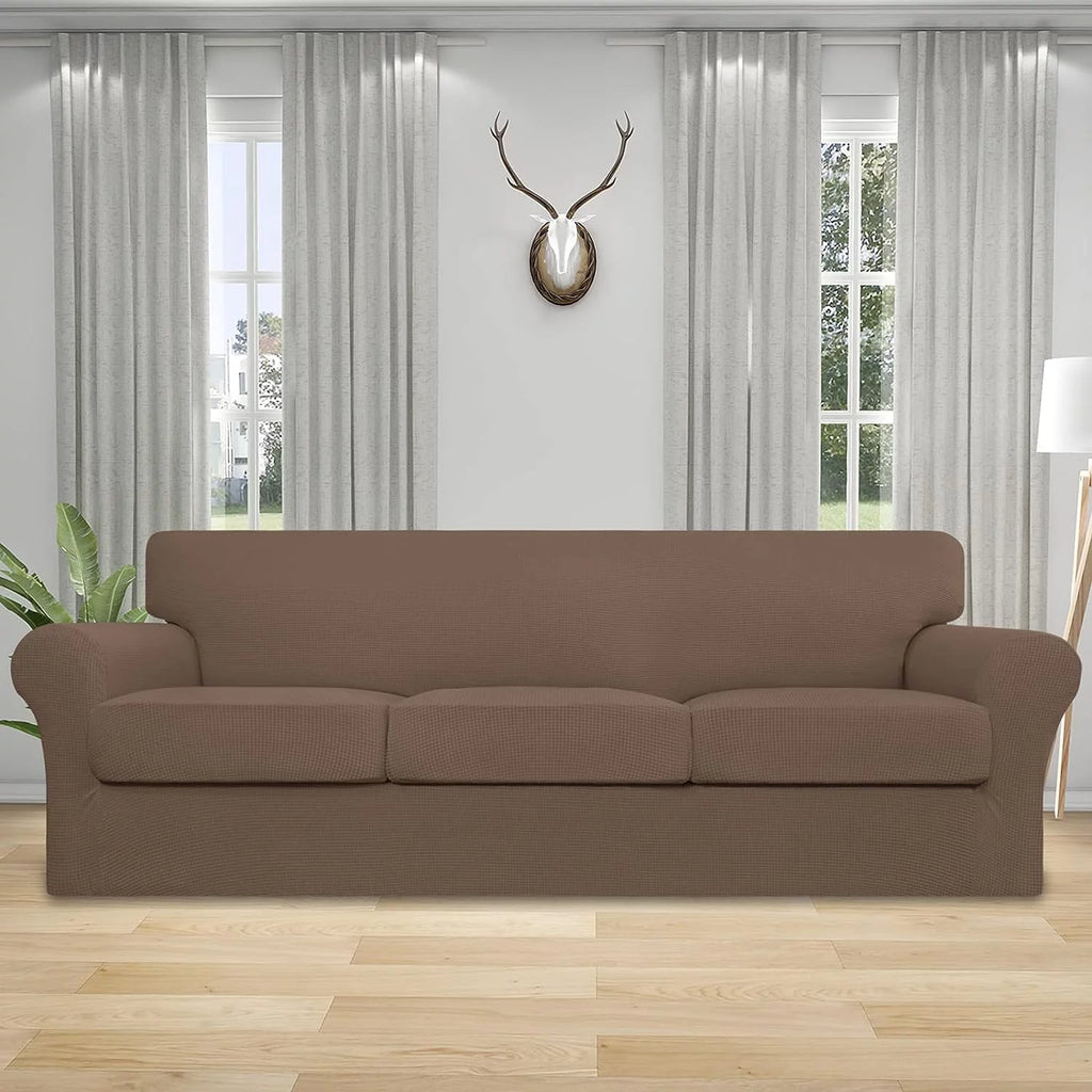 5 Piece Sofa Covers for 4 Cushion Couch L846666