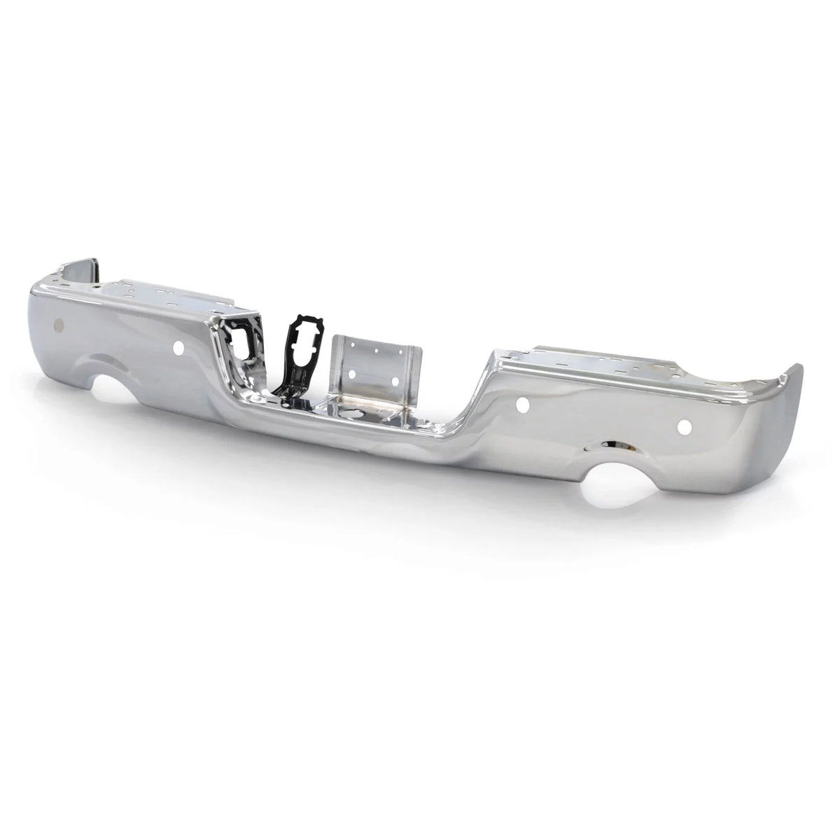 Chrome Rear Bumper Black Step with Dual Exhaust & Rear Parking Assist Sensor Q51475