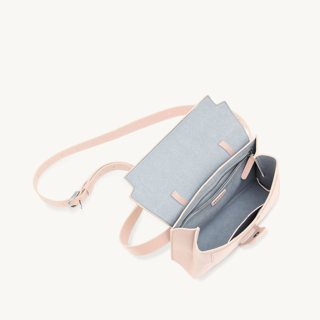 Pebbled Mint Silver Belt Bag I16358