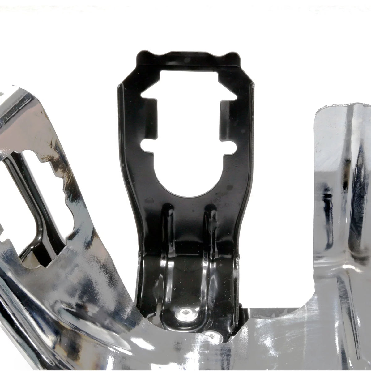 Chrome Rear Bumper Black Step with Dual Exhaust & Rear Parking Assist Sensor Q51475
