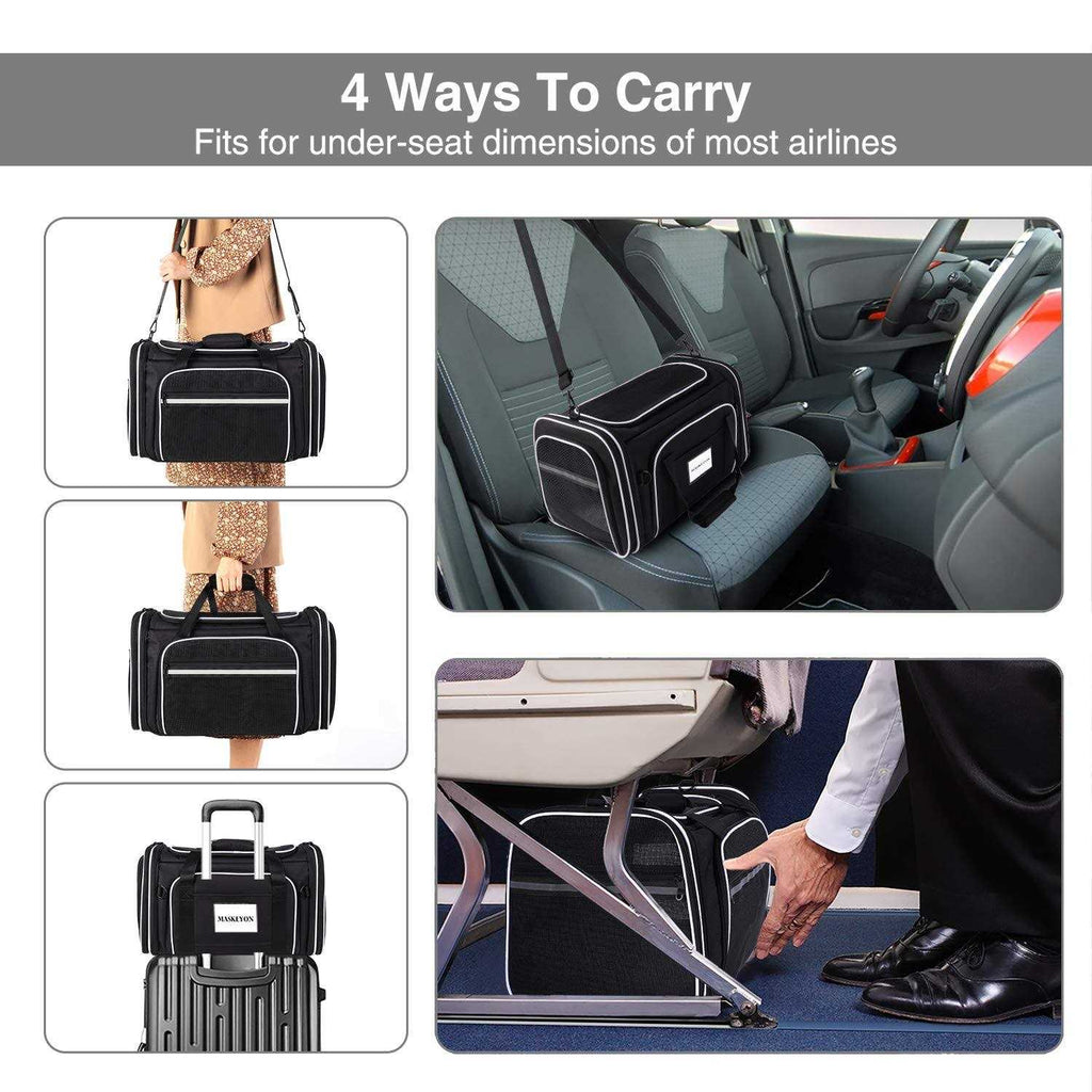 Soft Sided Pet Carrier 4 Expandable Collapsible U164901