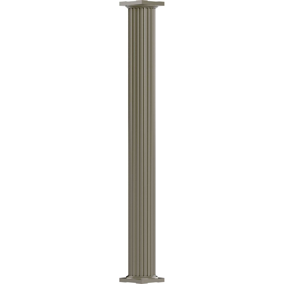 10x22 x 9 Aluminum Column, Round Shaft, 2 Halves Included O27476