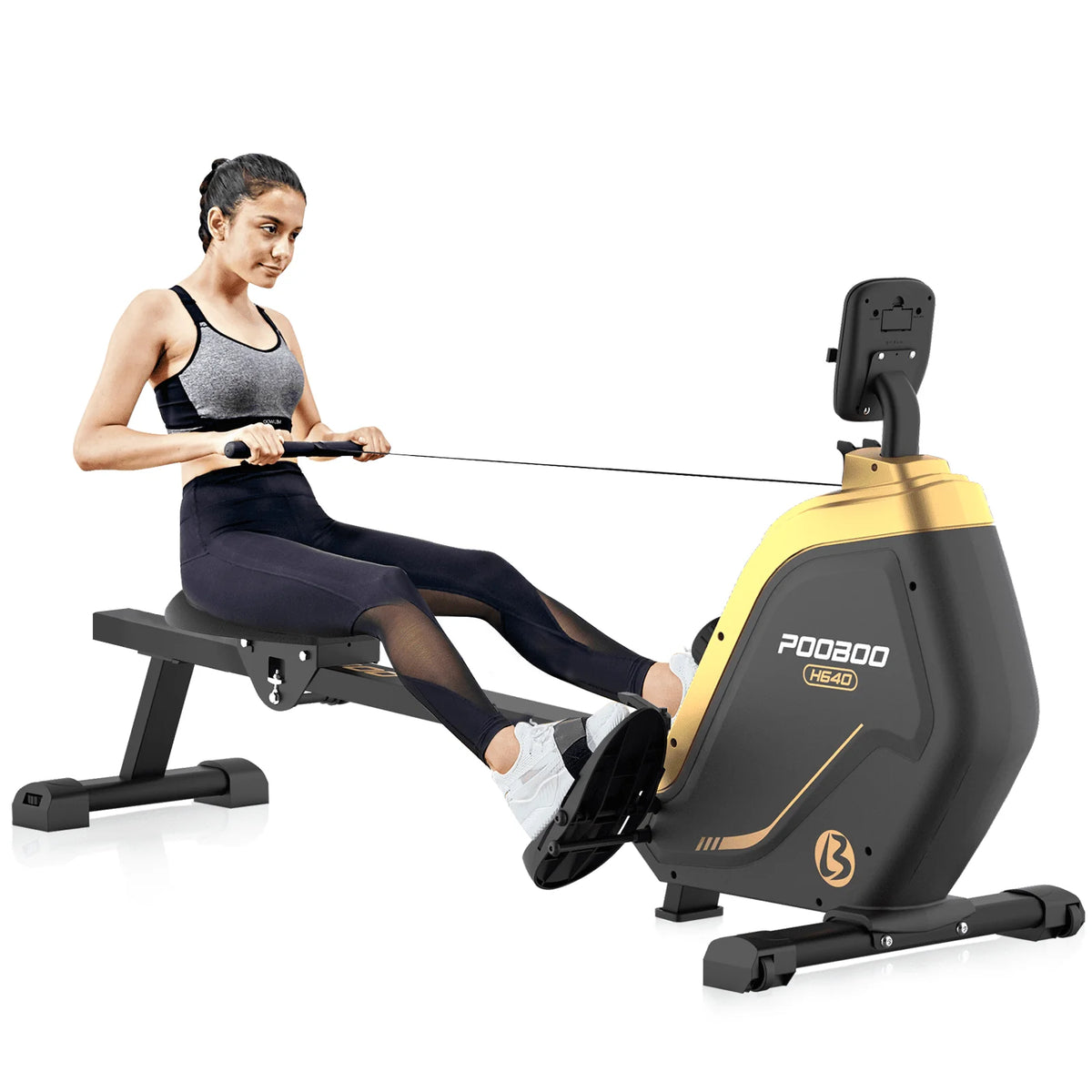 Foldable Magnetic Rowing Machine with 16 Level Resistance N407