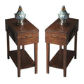 Acacia Wood End Table Set of 2 Q9925