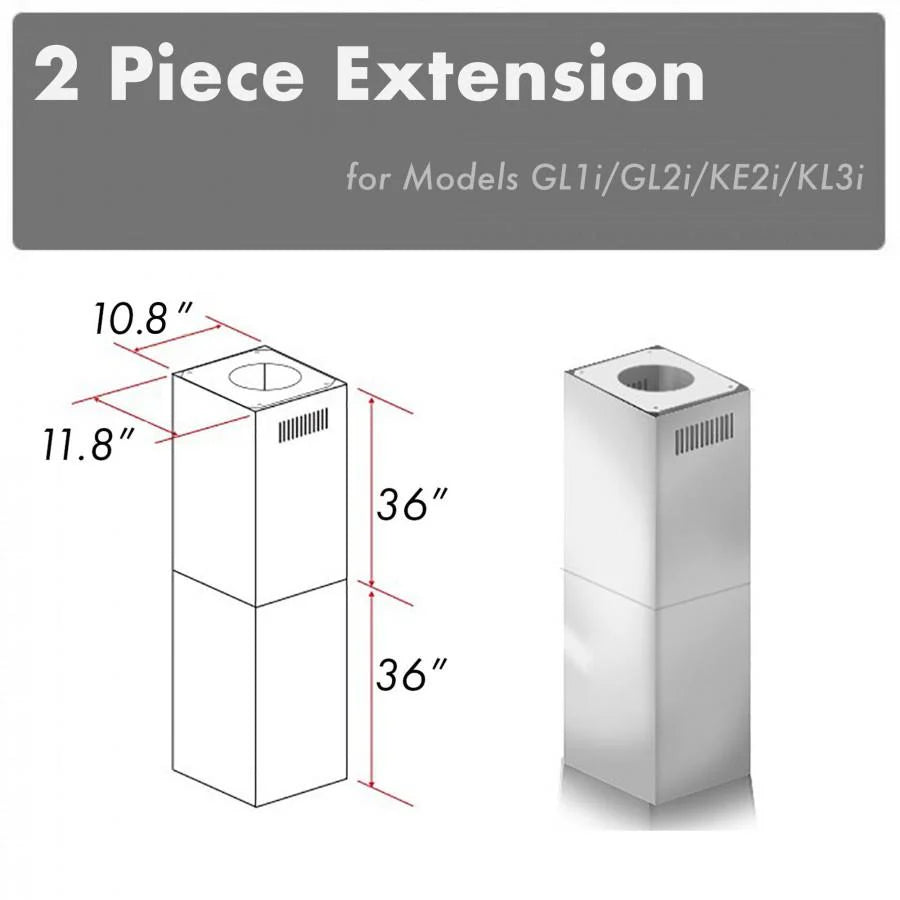 2 Piece Chimney Extension V937