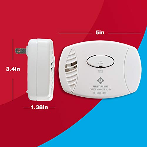 Plug-In Carbon Monoxide Detector with Battery Backup, White G54998