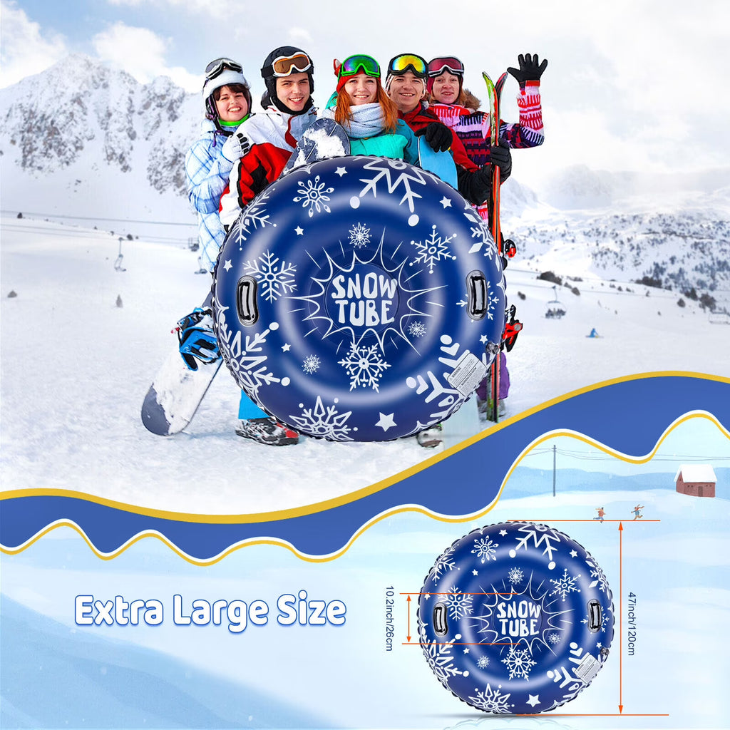 47-Inch Inflatable Snow Tube Sled U6439