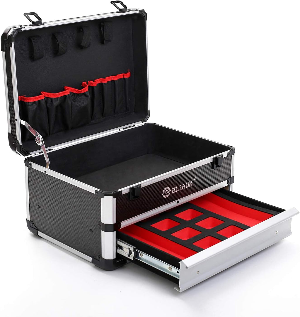Portable Aluminum Tool box with Drawer H3382