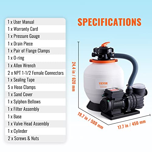 Sand Filter Pump for Above Ground Pools T171