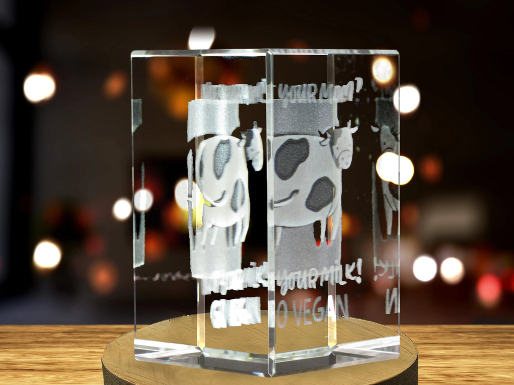 3D Engraved Crystal Keepsake N81679