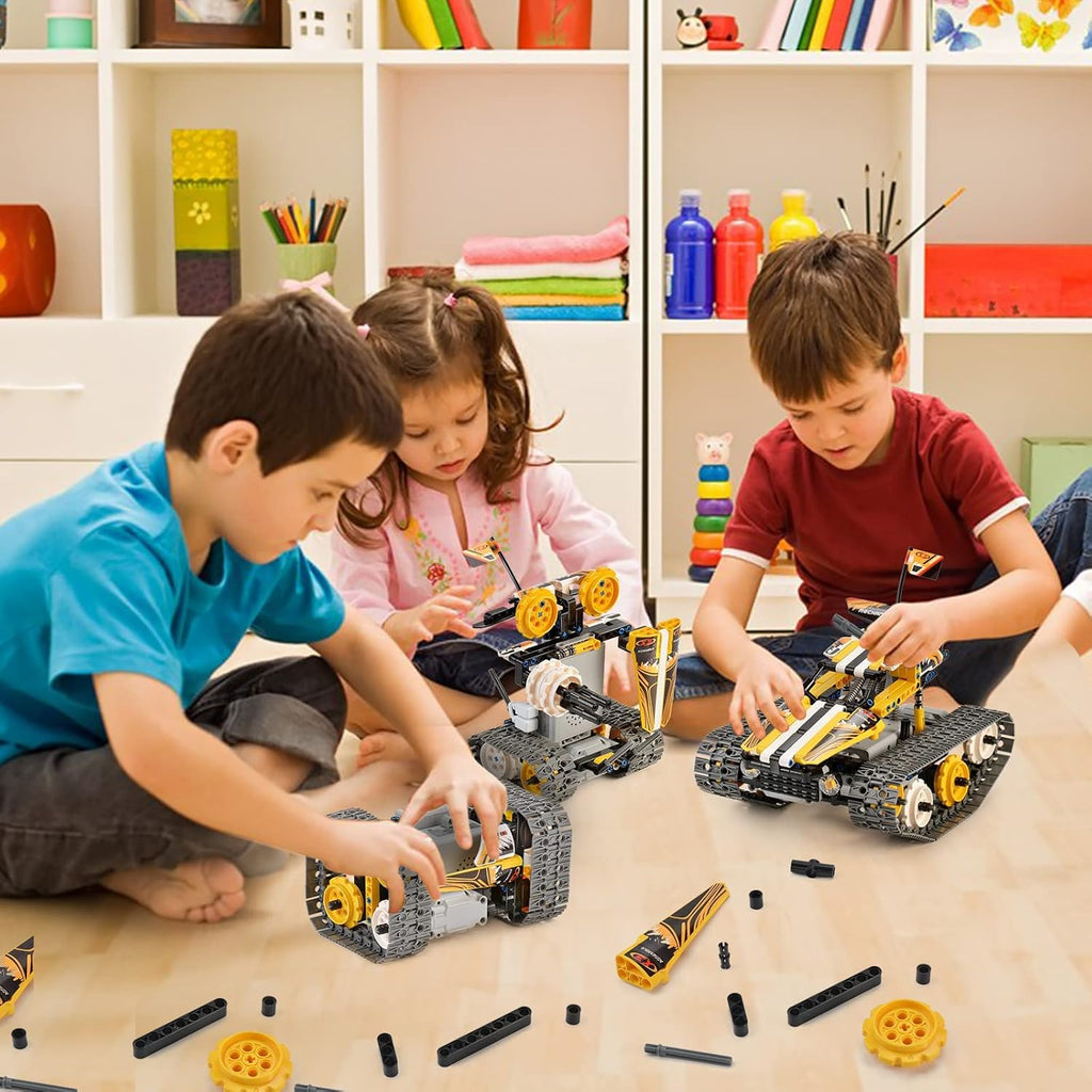 3-in-1 Remote Control Building Block Car Set (395 Pieces) I366