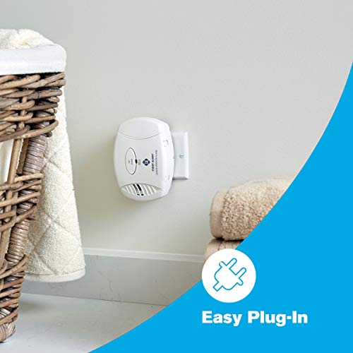 Plug-In Carbon Monoxide Detector with Battery Backup, White G54998