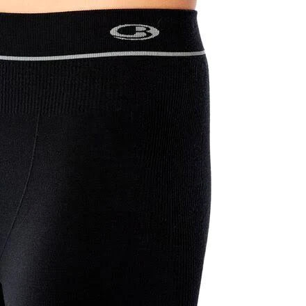 Black Seamless Tights Q58462