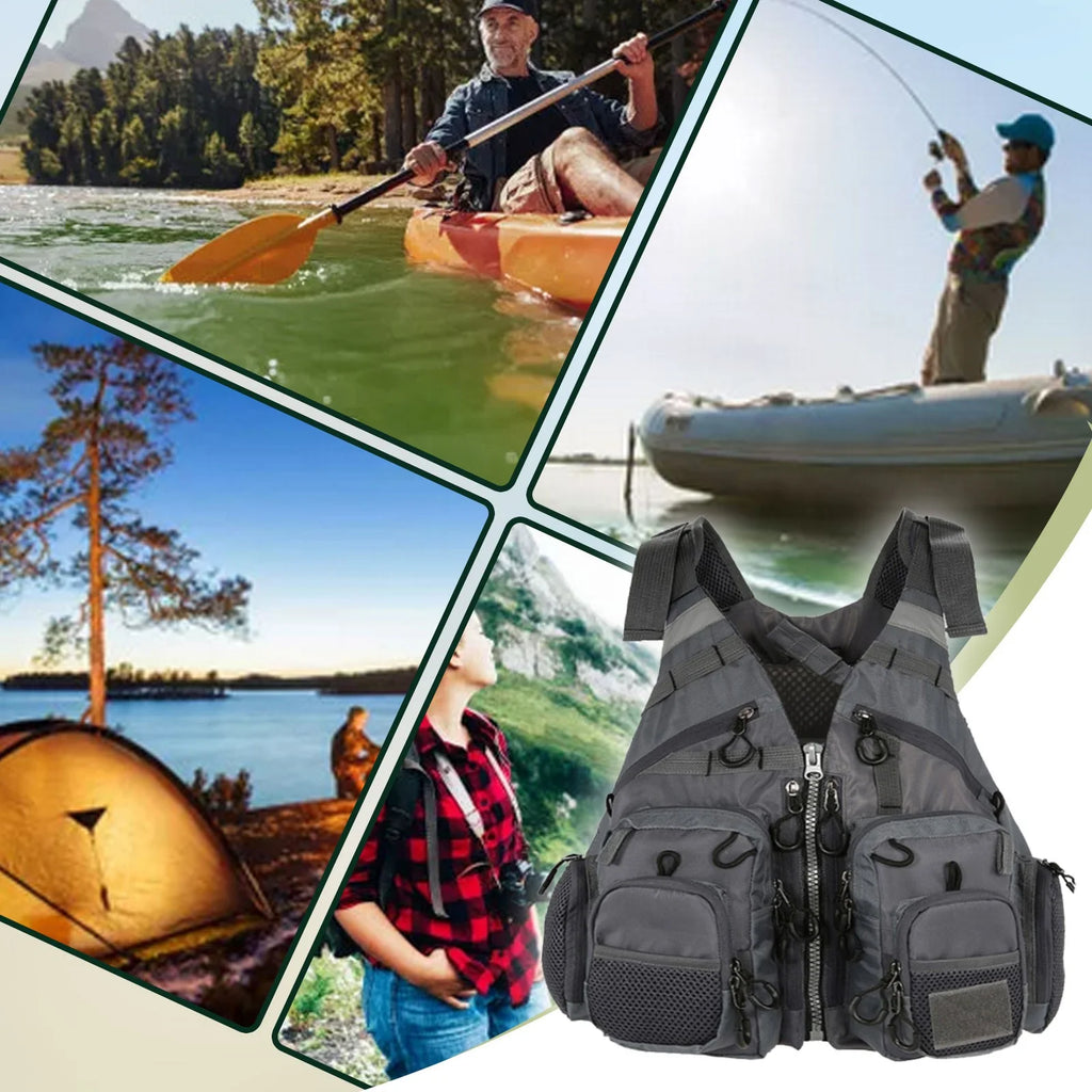 Adjustable Fishing Life Jacket Vest K515468