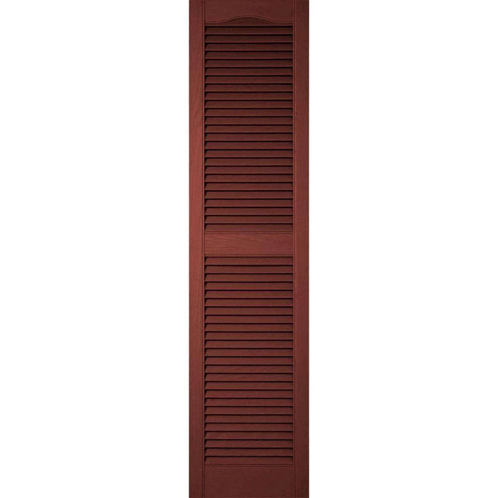 14 1/2 inchw x 45 inchh Vinyl Open Louver Shutters M64518