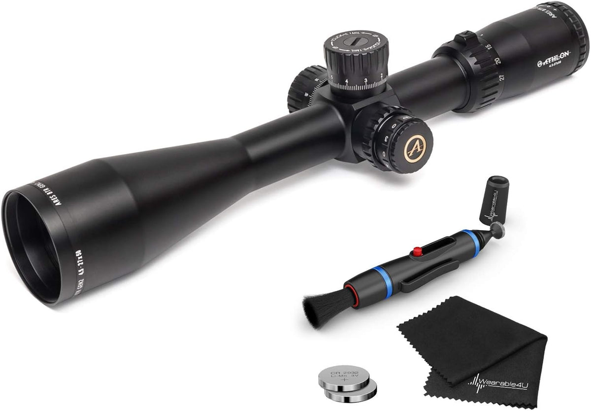4.5-27x50 Riflescope with Extra Battery CR2032 and Lens Cleaning Pen and Cloth Bundle I413642