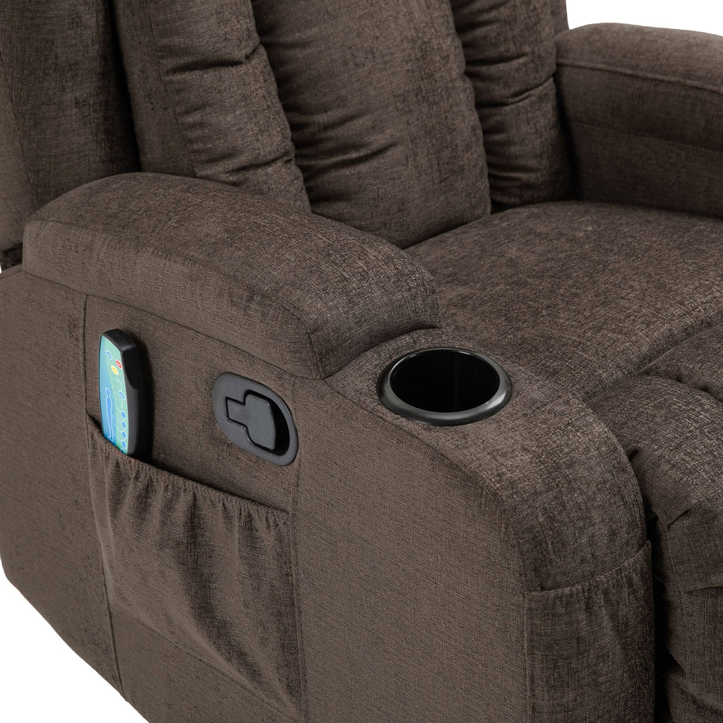 Brown Massage Recliner E1232