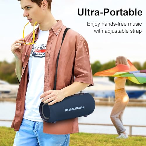 Portable Bluetooth Speaker 40W Stereo Sound IPX5 RGB Lights V780