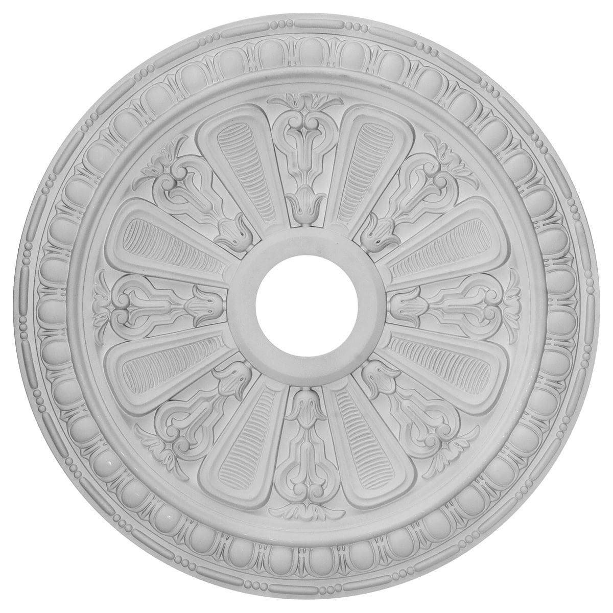Hand-Painted Polished Copper Ceiling Medallion U18478