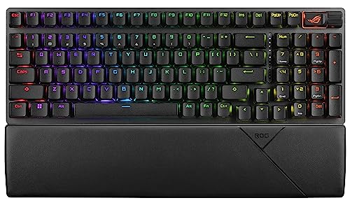 Wireless Gaming Keyboard, Hot-Swappable Switches, PBT Keycaps, RGB-Black K314