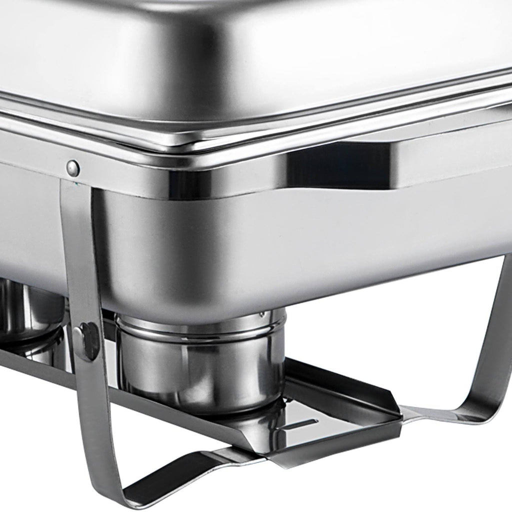 8 Quart Stainless Steel Full Size Chafing Dish Set B409123