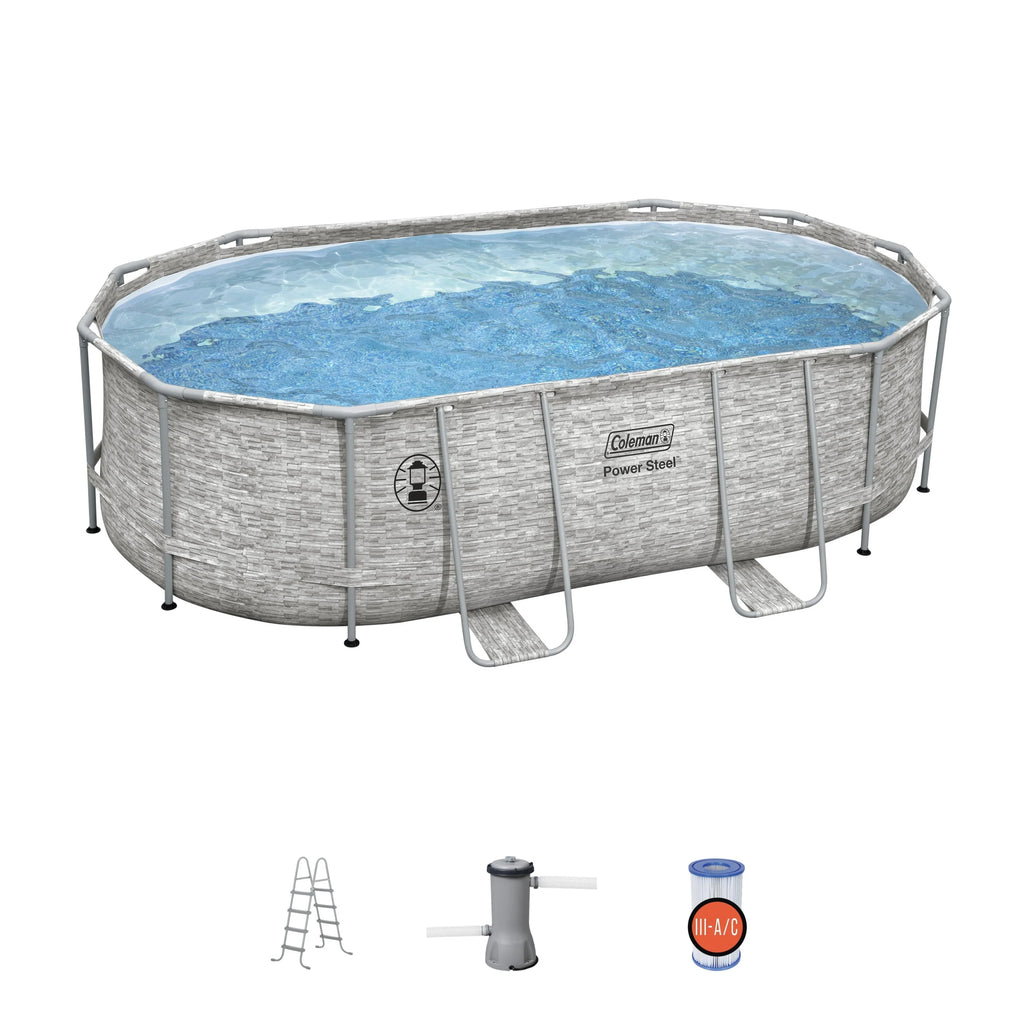 16' x 10' x 48' Oval Pool Set Z20366