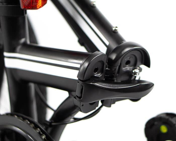 Yellow 7-Speed Aluminum Folding Bike F492