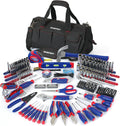 322-Piece Hand Tool Kit with Carrying Bag Q1825
