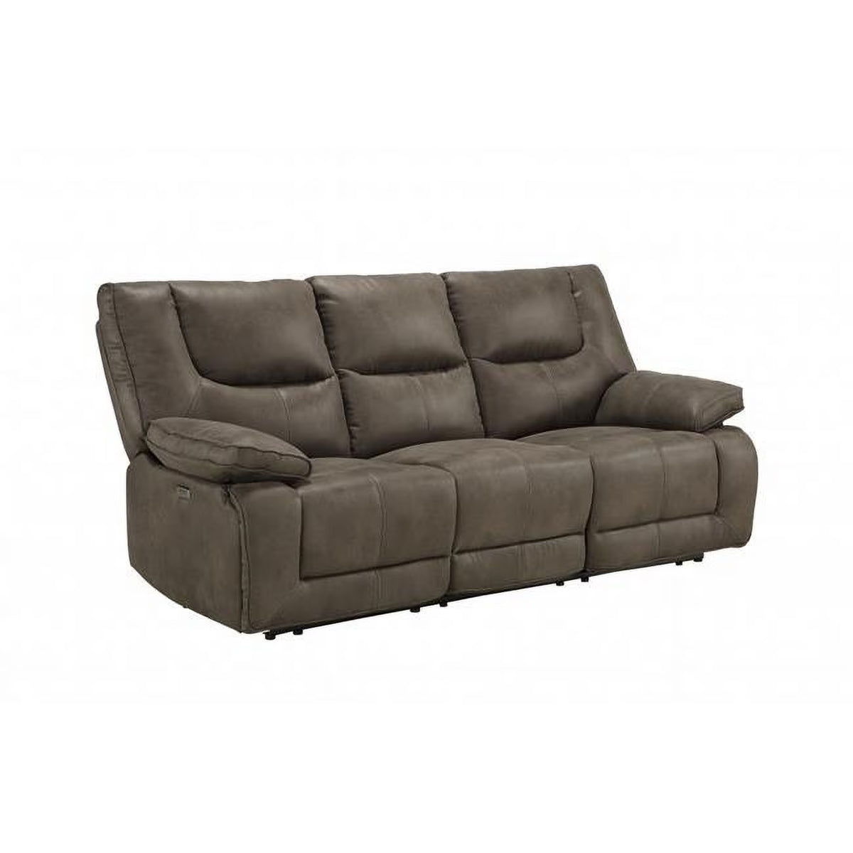 Gray Reclining USB Sofa R932549