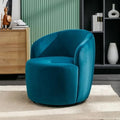 Swivel Barrel Chair Teddy Sherpa Upholstered Accent Armchair S271190