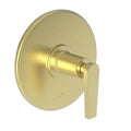 Satin Brass Shower Trim Plate with Handle L693518