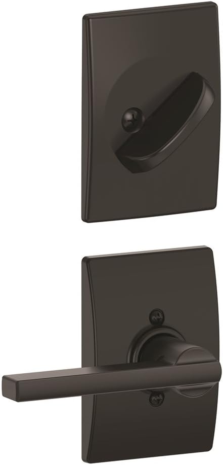Matte Black Entrance Lock Pack of 2 L988