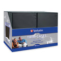 Black Case of 100 CD-DVD Video Trimcases H4008