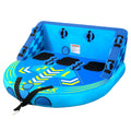 3 Person Inflatable Towable Tube with EVA Foam Seat Pads S557