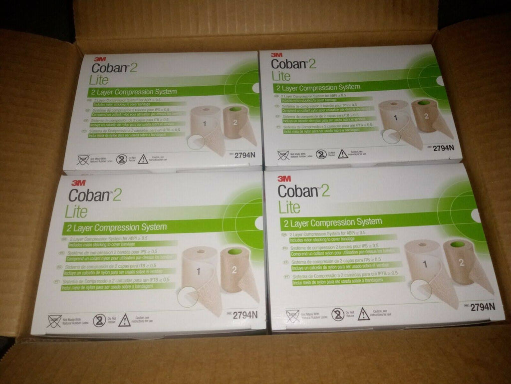 2 Layer Compression Bandage System, Case of 8 V90553